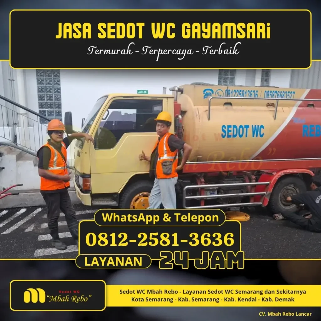Sedot WC Gayamsari - Sedot WC Mbah Rebo (1)